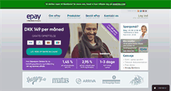 Desktop Screenshot of epay.dk